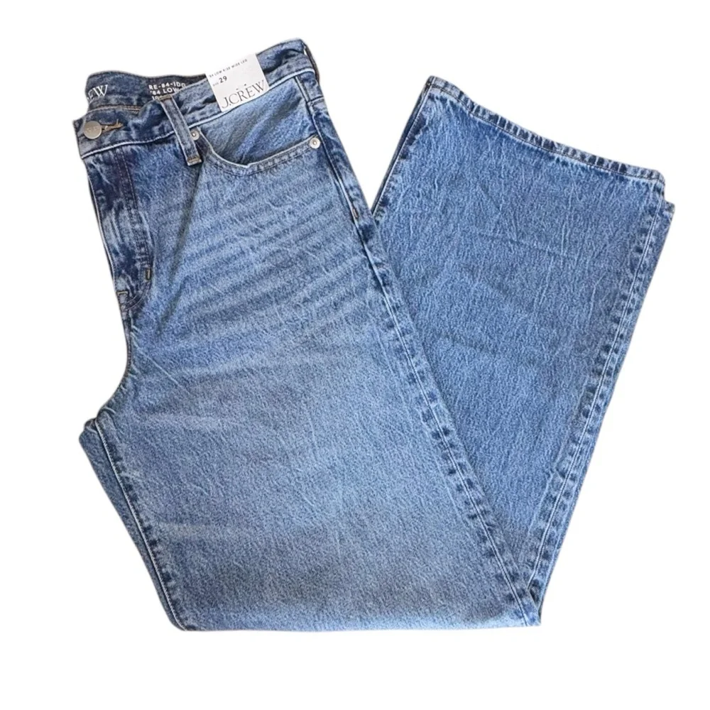 J Crew ‘84 Lower Rise Wide Leg Jean in Effie Wash | 29 NWT